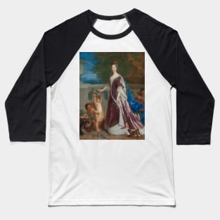 Portrait Of Elisabeth-Charlotte De Baviere, The Princess Palatine by Jean-Francois de Troy Baseball T-Shirt